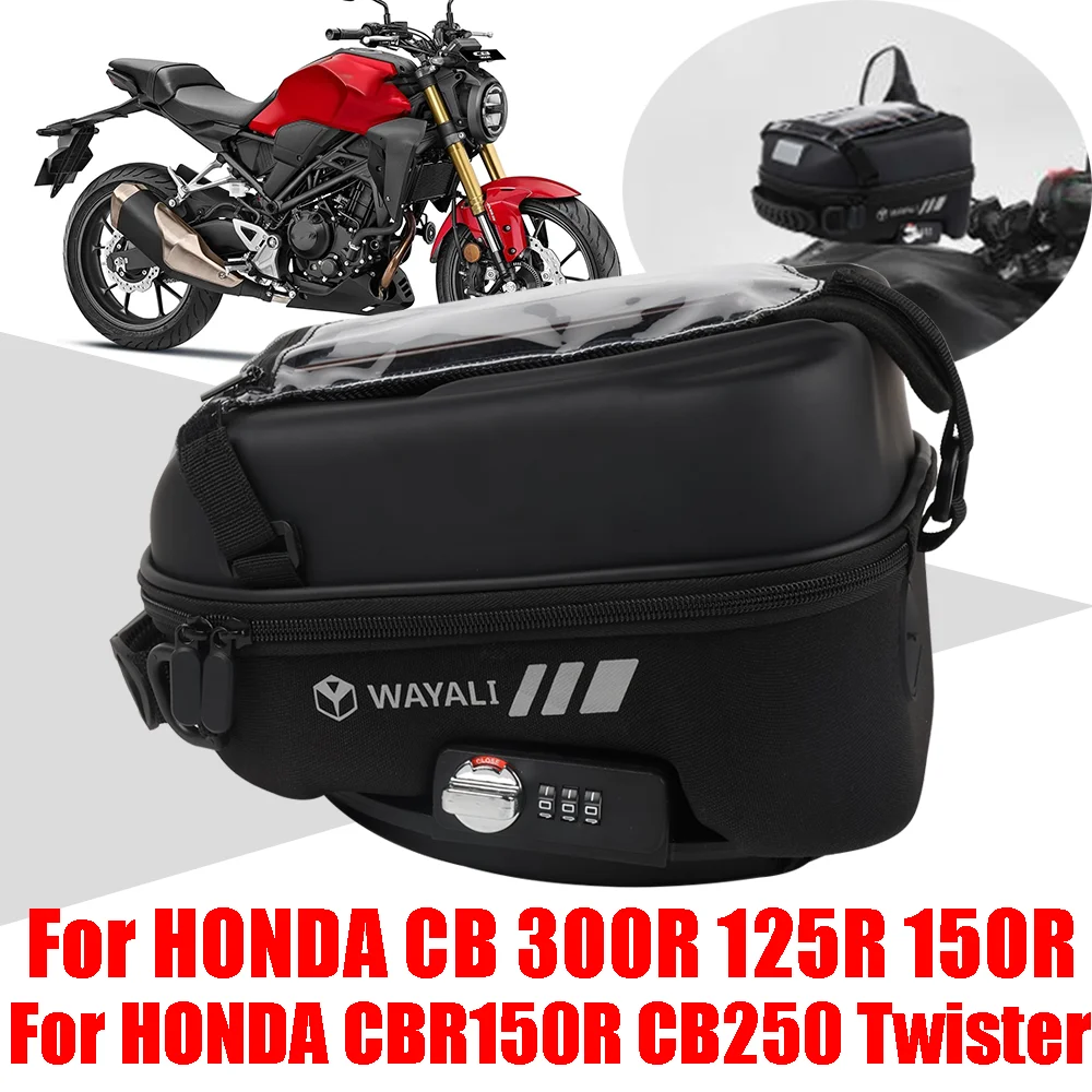 

Для HONDA CB125R CB150R CBR150R CB300R CB 300 150 R CB250 Twister Аксессуары Сумка для бака Багажная сумка для хранения танков Сумка для телефона