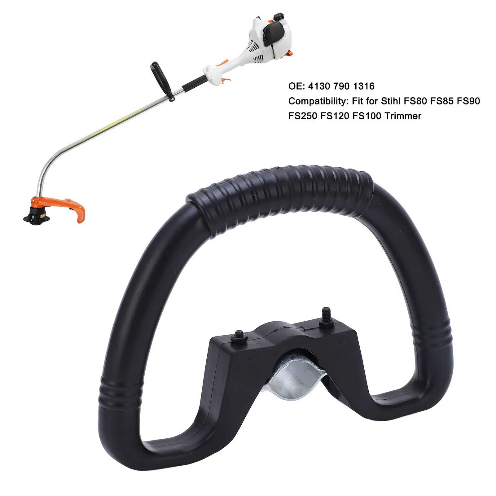 

4130 790 1316 Trimmer Loop Handle D Handlebar for Stihl FS80 FS85 FS90 FS250 FS120 FS100 Trimmer Handle Bar Grip