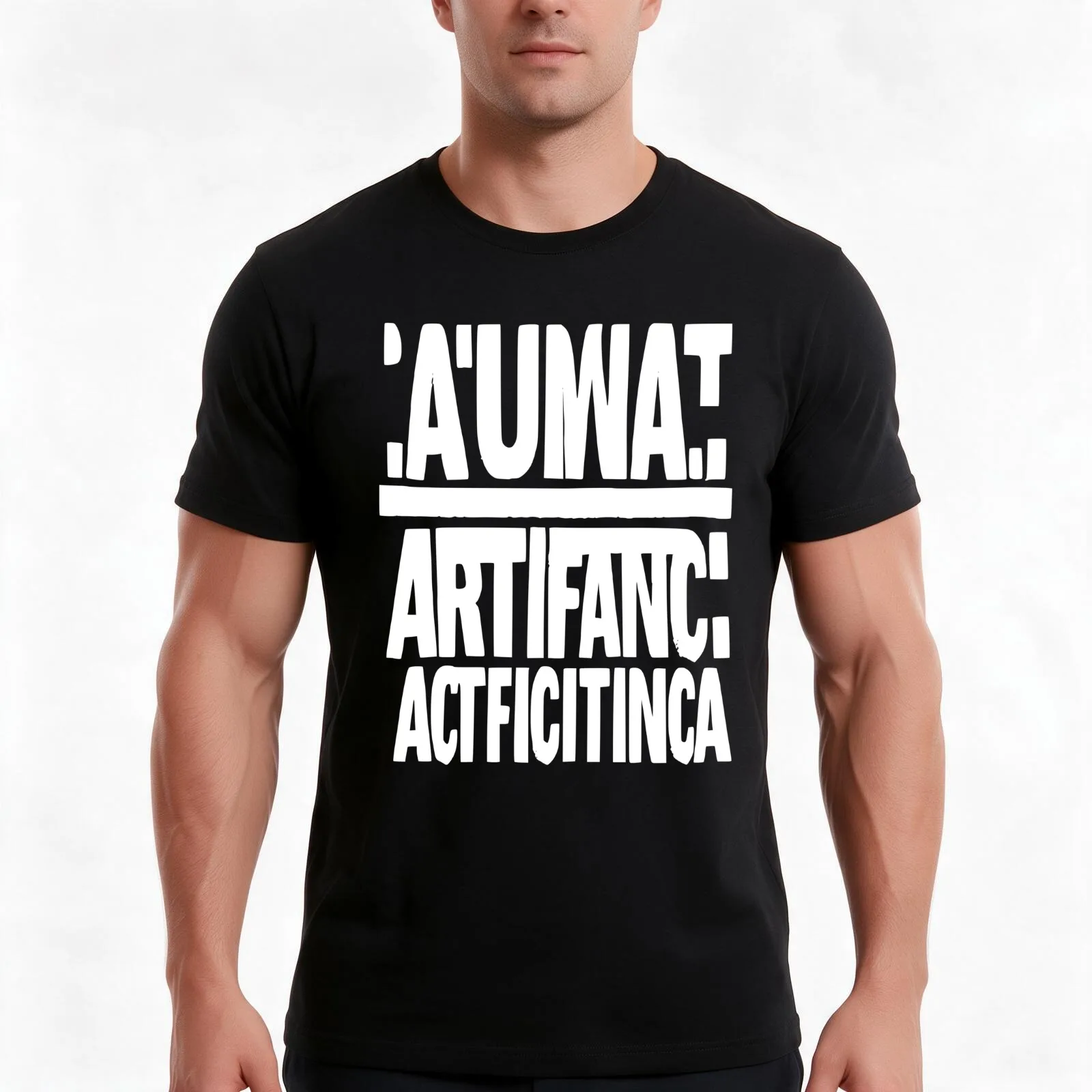 AI-Generated T-Shirt, Summer Casual Cotton Tee, Oversized Streetwear Tops, Vintage Graphic Print, Loose Fit Short Sleeve