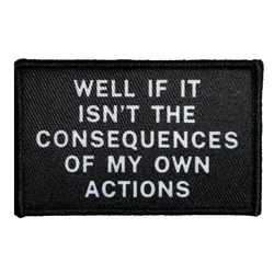 Well if it isn't the consequences of my own actions meme 2