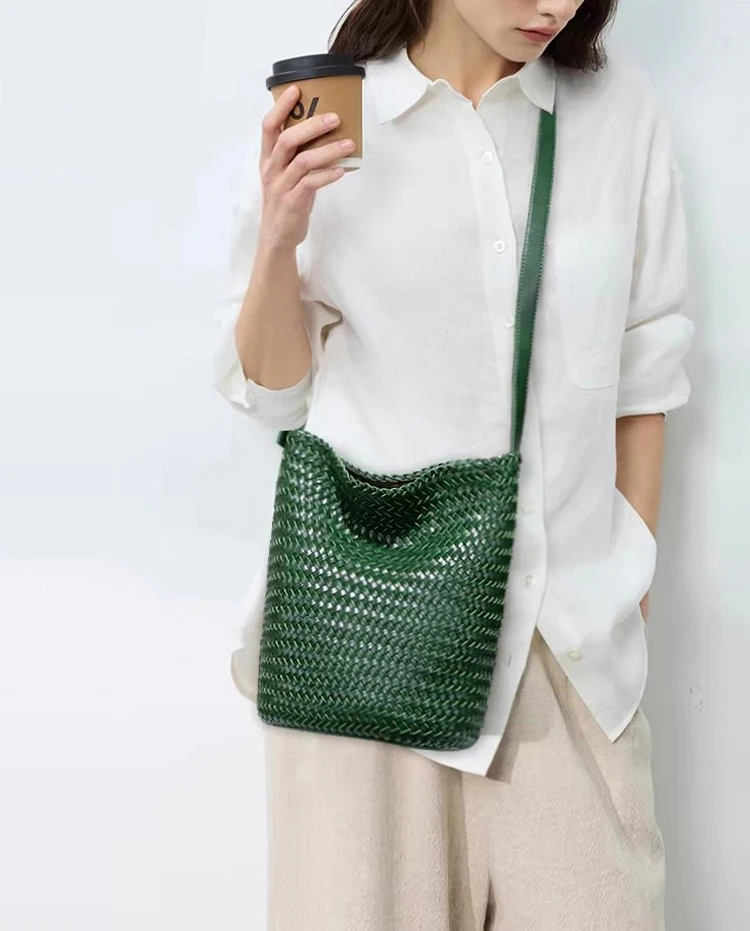 Thumbnail 4 - #7 New Soft Leather Bucket Bags Arrivals