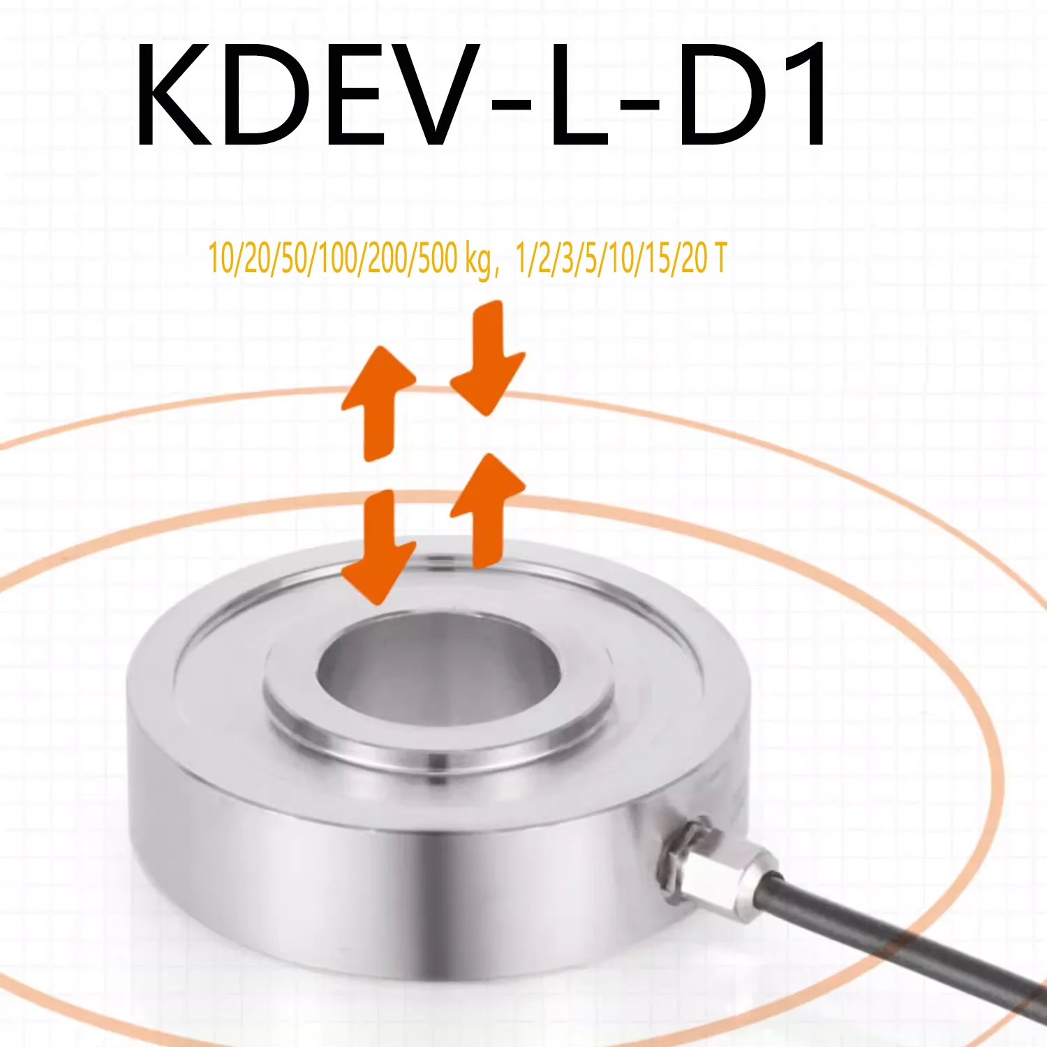 Ring Dynamic Sensor Circular High-Precision Industrial Automation Weighing Sensor Equipment Accurate Force Measurement 10/20/50/100/200/500 kg 1/2/3/5/10/15/20 t