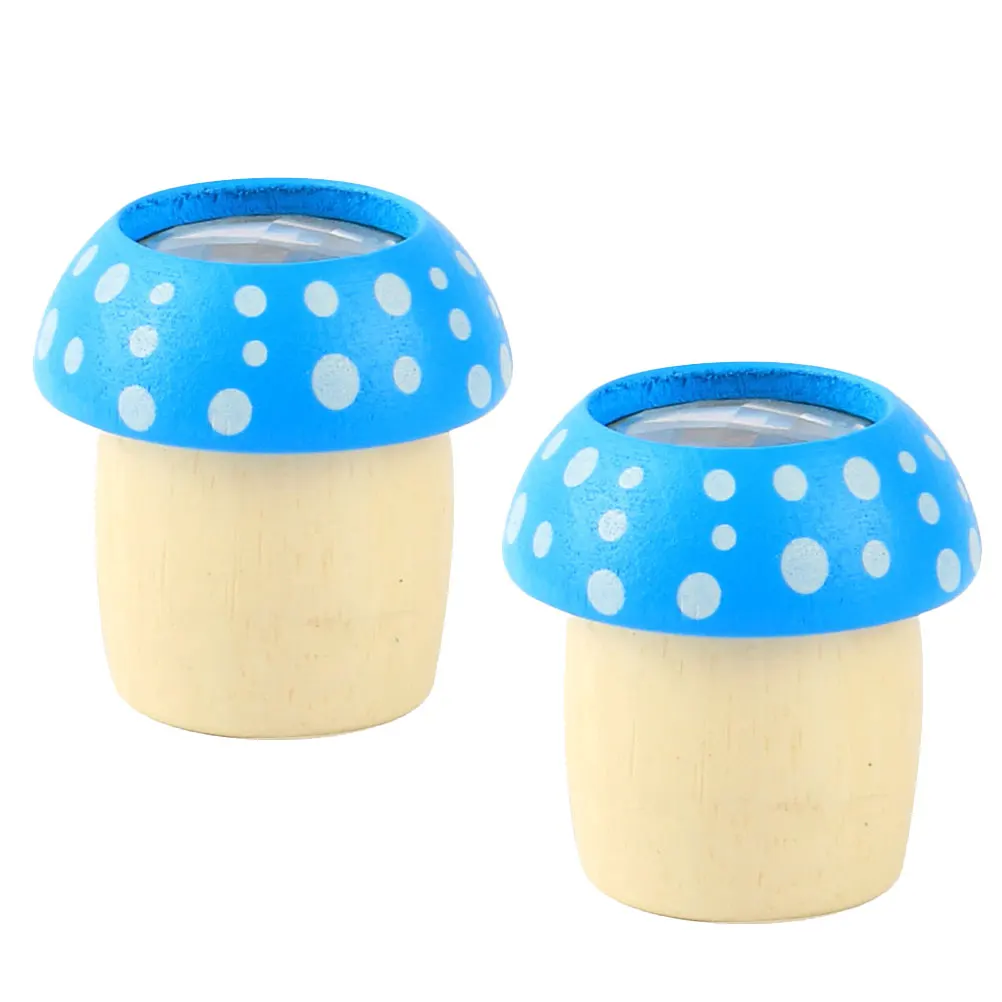 

2 PCS Woody Mushroom Kaleidoscope Kaleidoscopes Novelty Head Matching Kaledscope Baby Stuff Telescope Child