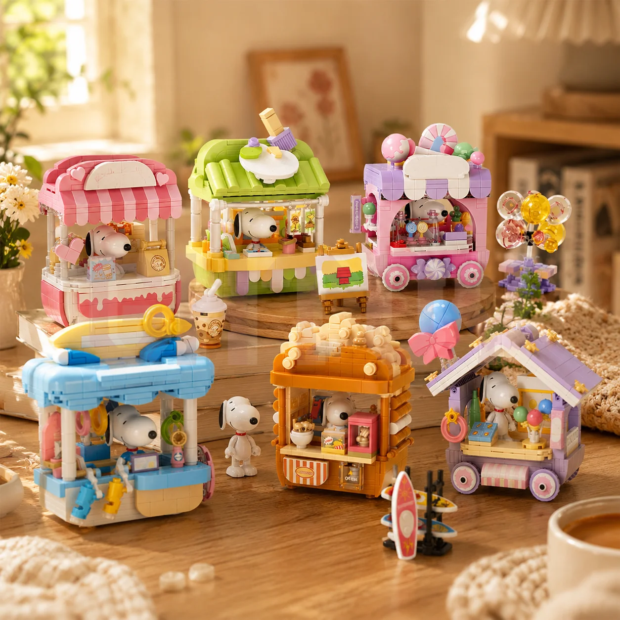 Kids Education In Japan - Peanuts Snoopy Street Food Truck Mini