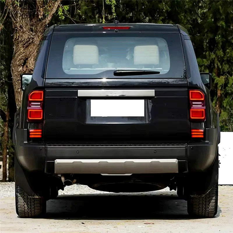 

Светодиодный задний бампер для Toyota Land Cruiser 250 Prado LC250 2024 2025, автомобильные аксессуары, черный