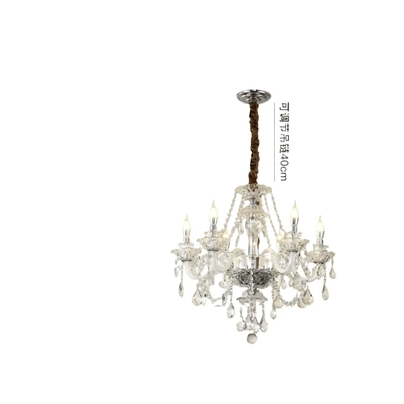 

French chandelier, living room crystal lamp