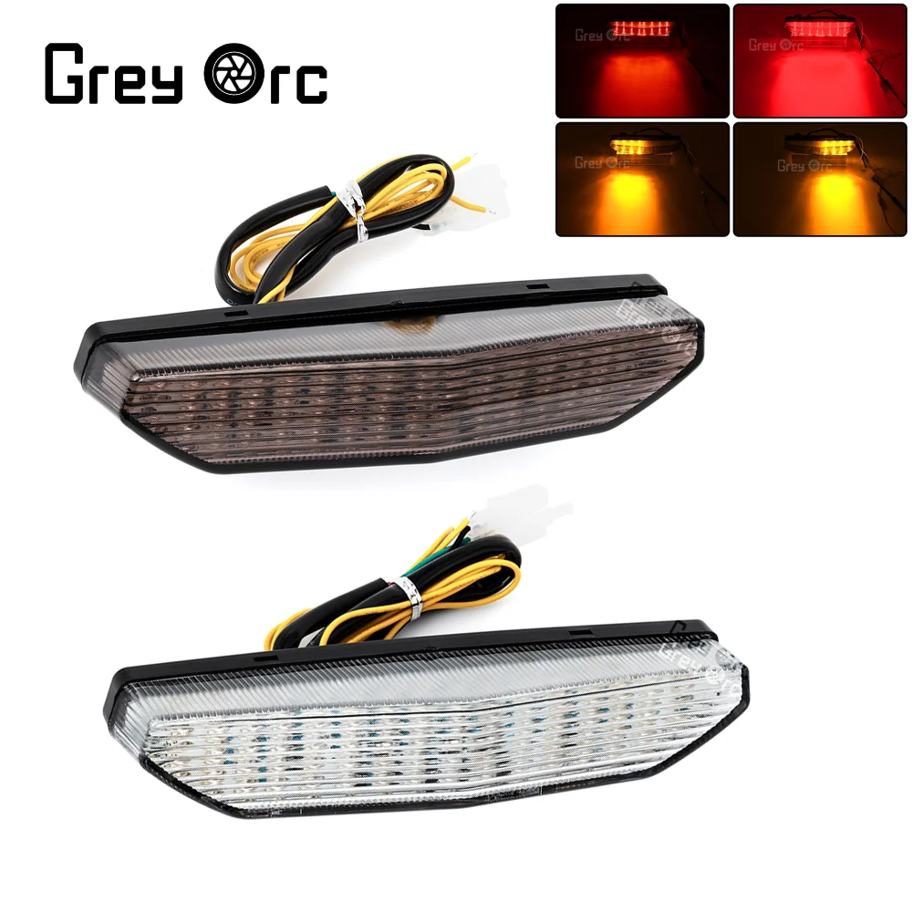 

For KAWASAKI ZX 6R 636 ZG 14 CONCOURS ZRX 1200 DAEG Accessories Motorcycle LED Rear Taillights Brake Turn Signal Integration