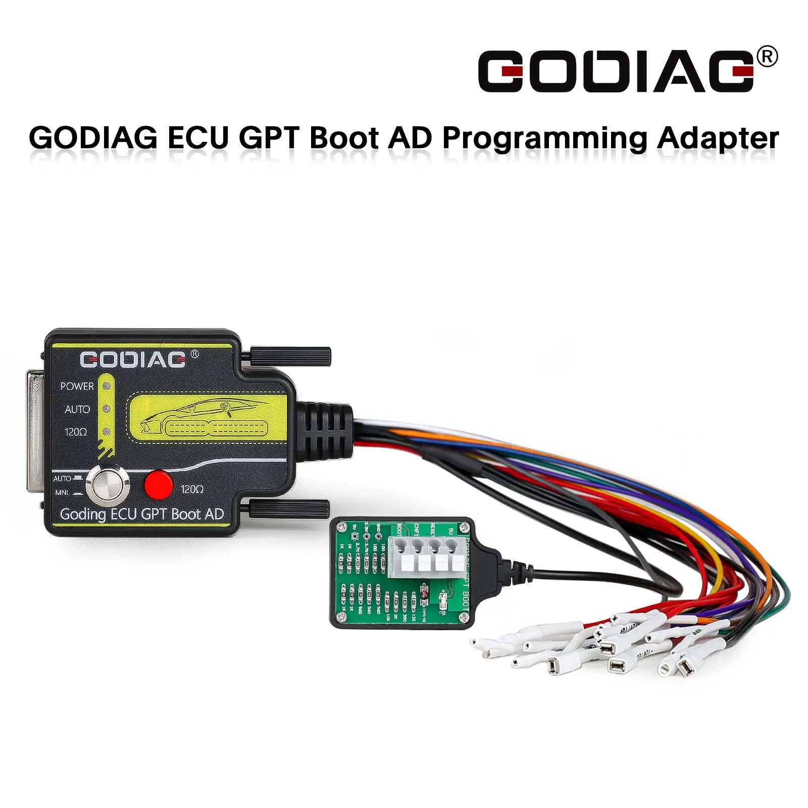 GODIAG ECU GPT Boot AD Złącze do odczytu ECU Pisanie Nie ma potrzeby demontażu Kompatybilny z J2534/PCMFlash/FoxFlash/ FC200