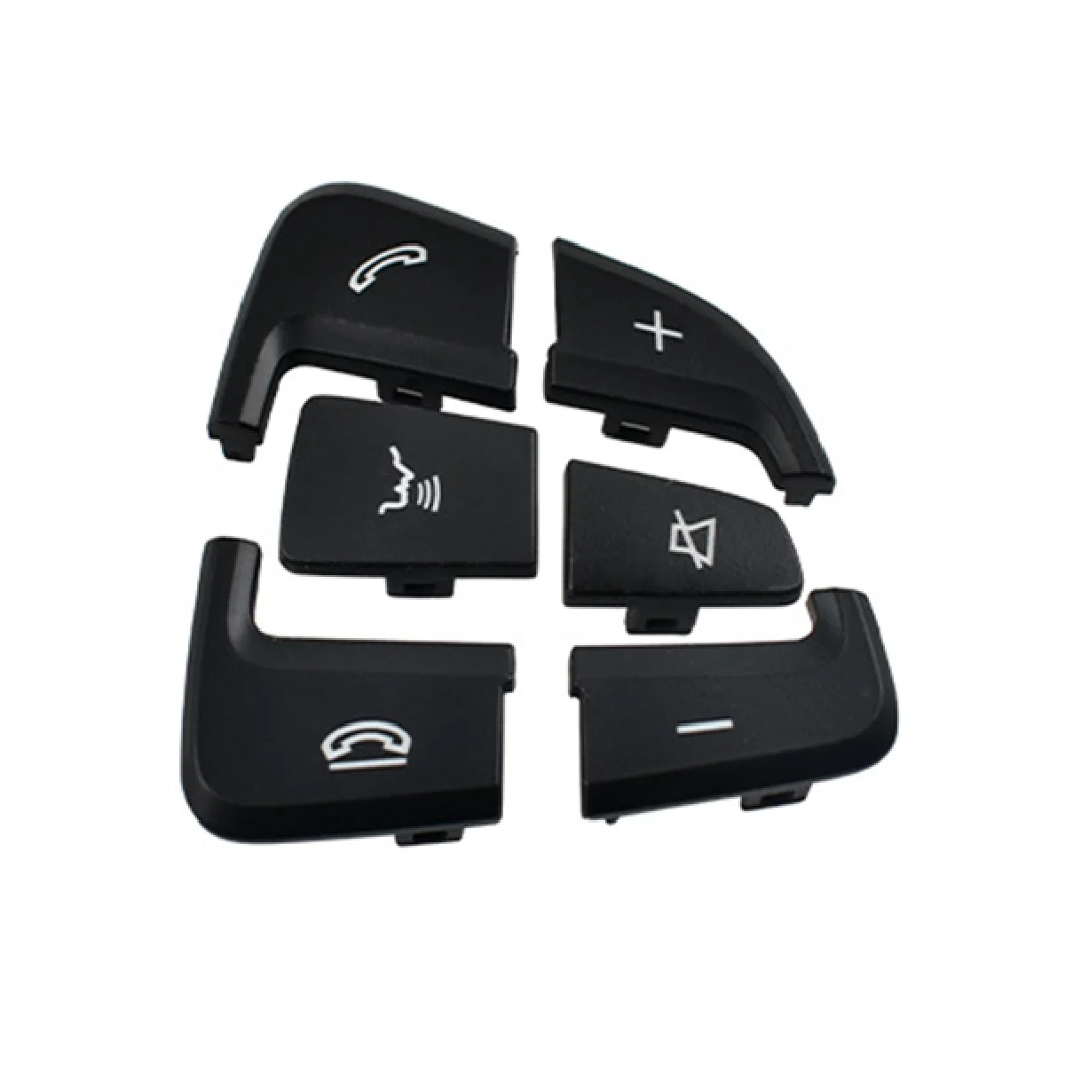 

Car Black Right Steering Wheel Button Trim Cover for Mercedes Benz GLE W166 Car