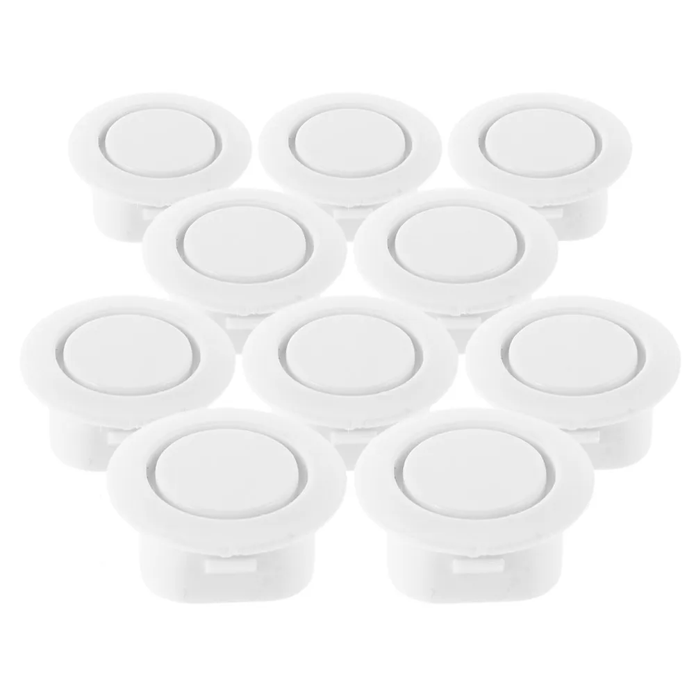 10Pcs Plastic Radar Hole Cover Plugs for Car Front Rear Bumper Body Hole Caps Precise Fit Protects Against Dirt Moisture Debris