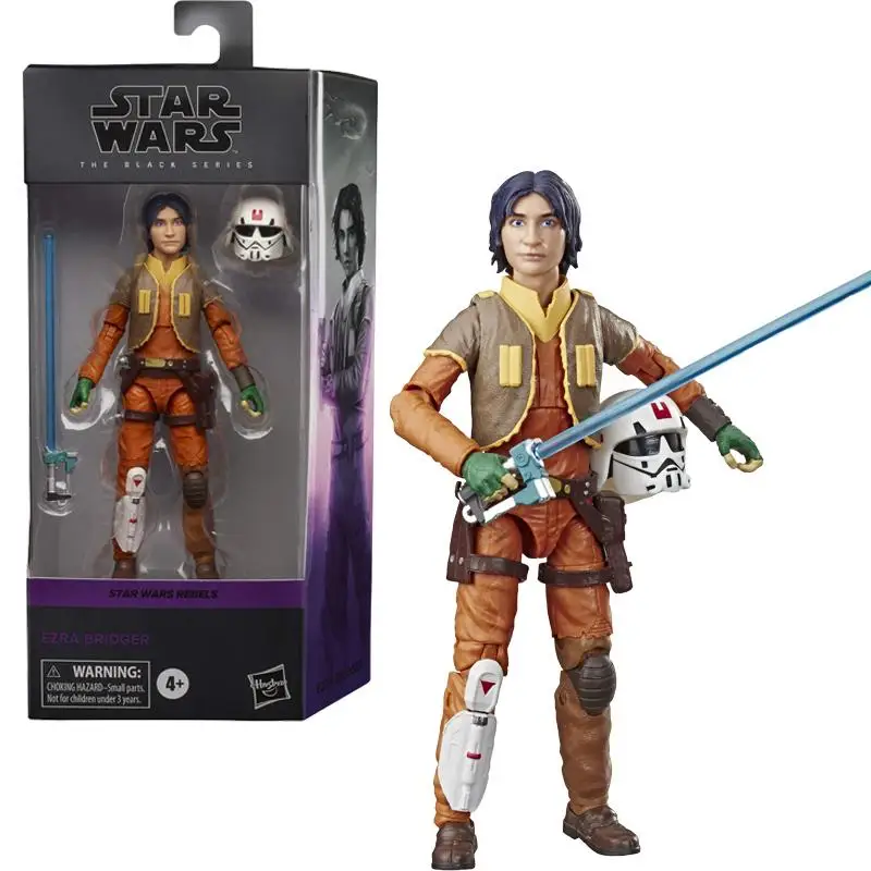 Original 6inch Hasbro Star Wars Black Series Action Figure Ezra Bridger model toys for children with box