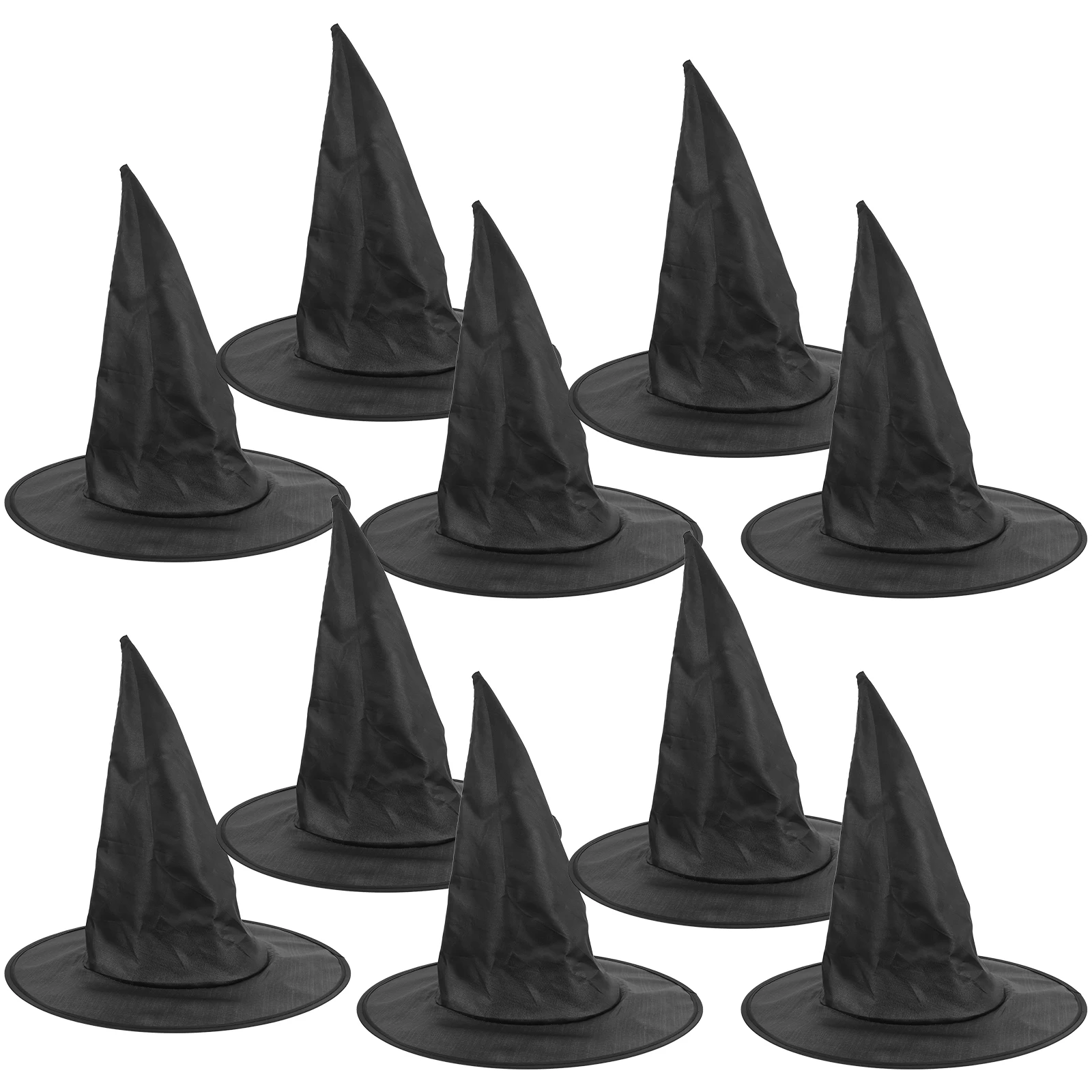 

12pcs Halloween Hats Oxford Cloth Witch Hat Costume Party Supplies Lightweight Reusable Comfortable Decor Photo Props