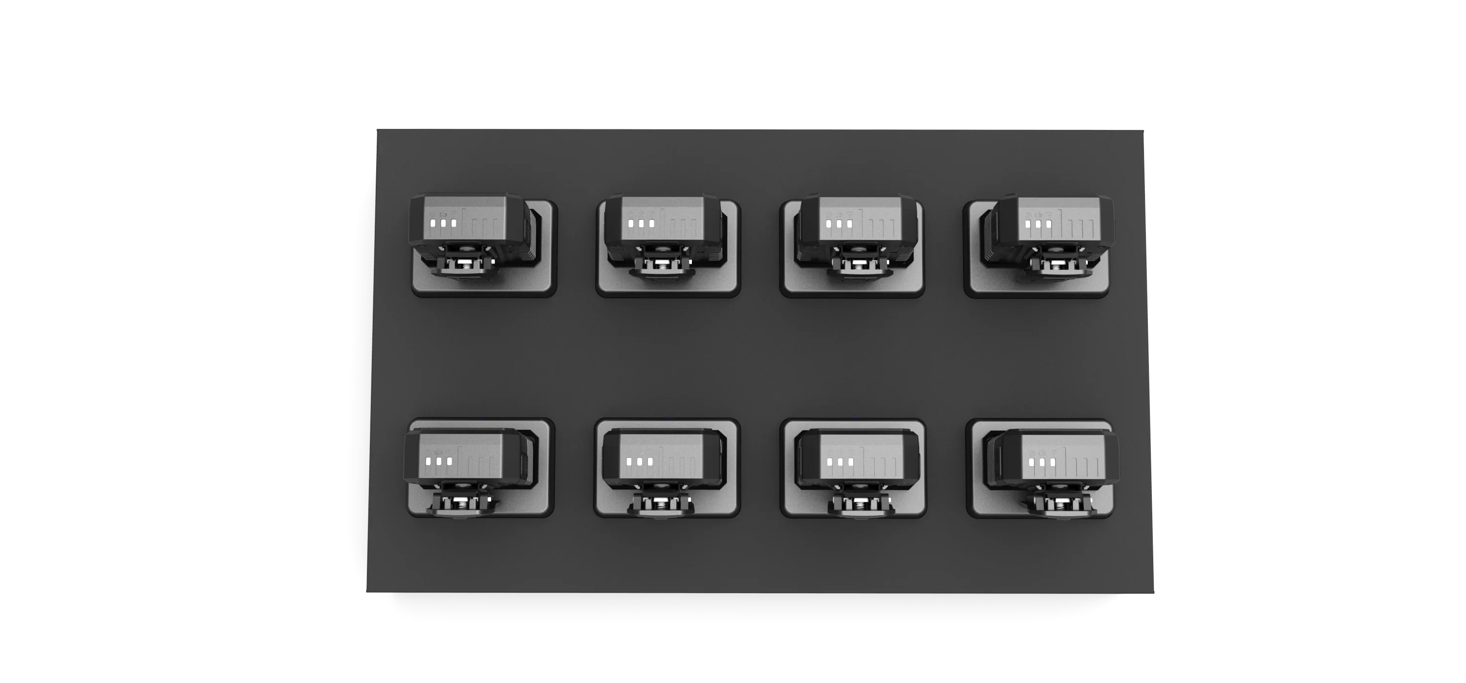 High-Efficiency Docking Station For Body Cam - 8-Port Hub For Simultaneous Data Transfer And Charging