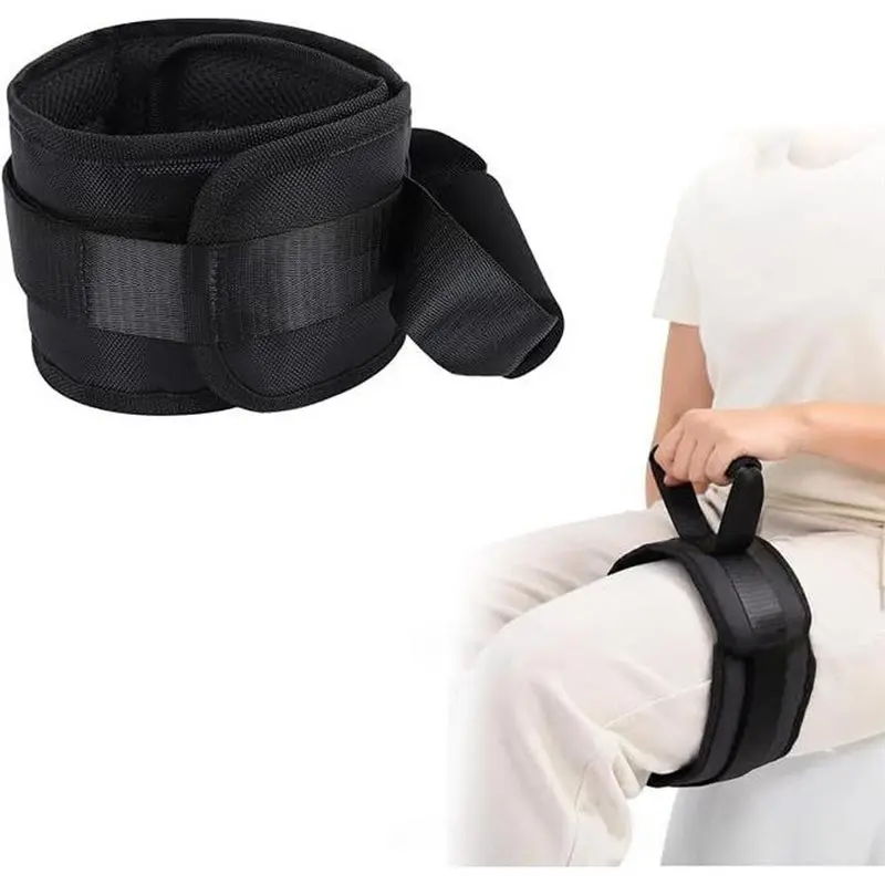 ABIT Thigh Lifter Strap Leg Lifting Strap Pull Up Assistance Belt Foot Transfer Aid Knee Lifter Loop, For Elderly And Disable