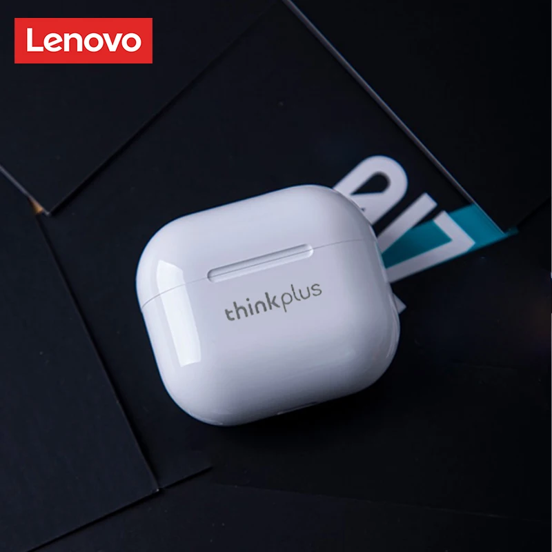Earphone Bluetooth Nirkabel Lenovo LP40 Asli TWS Suara Imersif HIFI Earbuds Dengan Mikrofon Headphone Game Latensi Rendah Sentuh