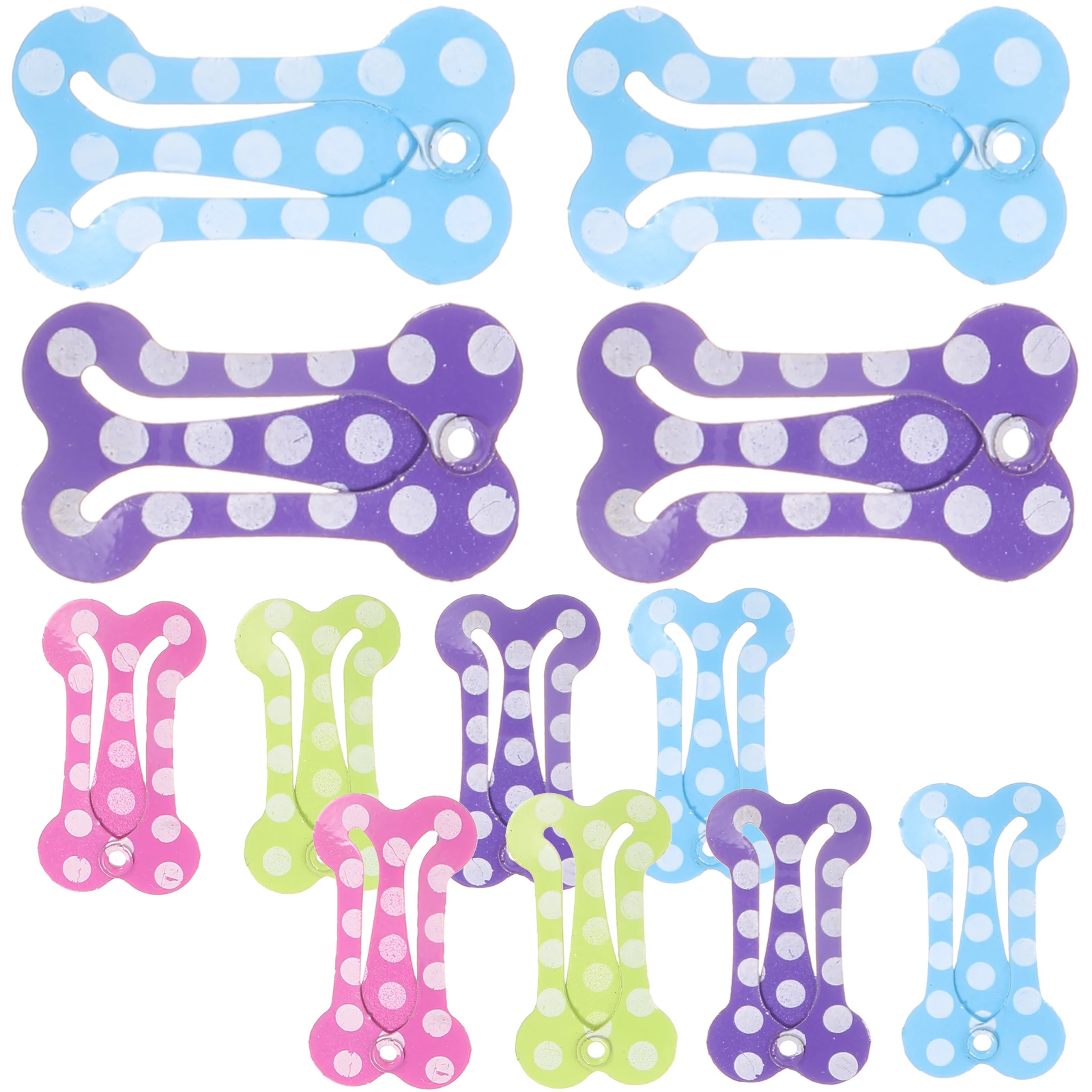 

20pcs Dog Hair Clip Pet Bone Barrettes Puppy Accessories Cartoon Bone Shaped Hairpin Cat Clips Metal Firm Clip Daily Wear