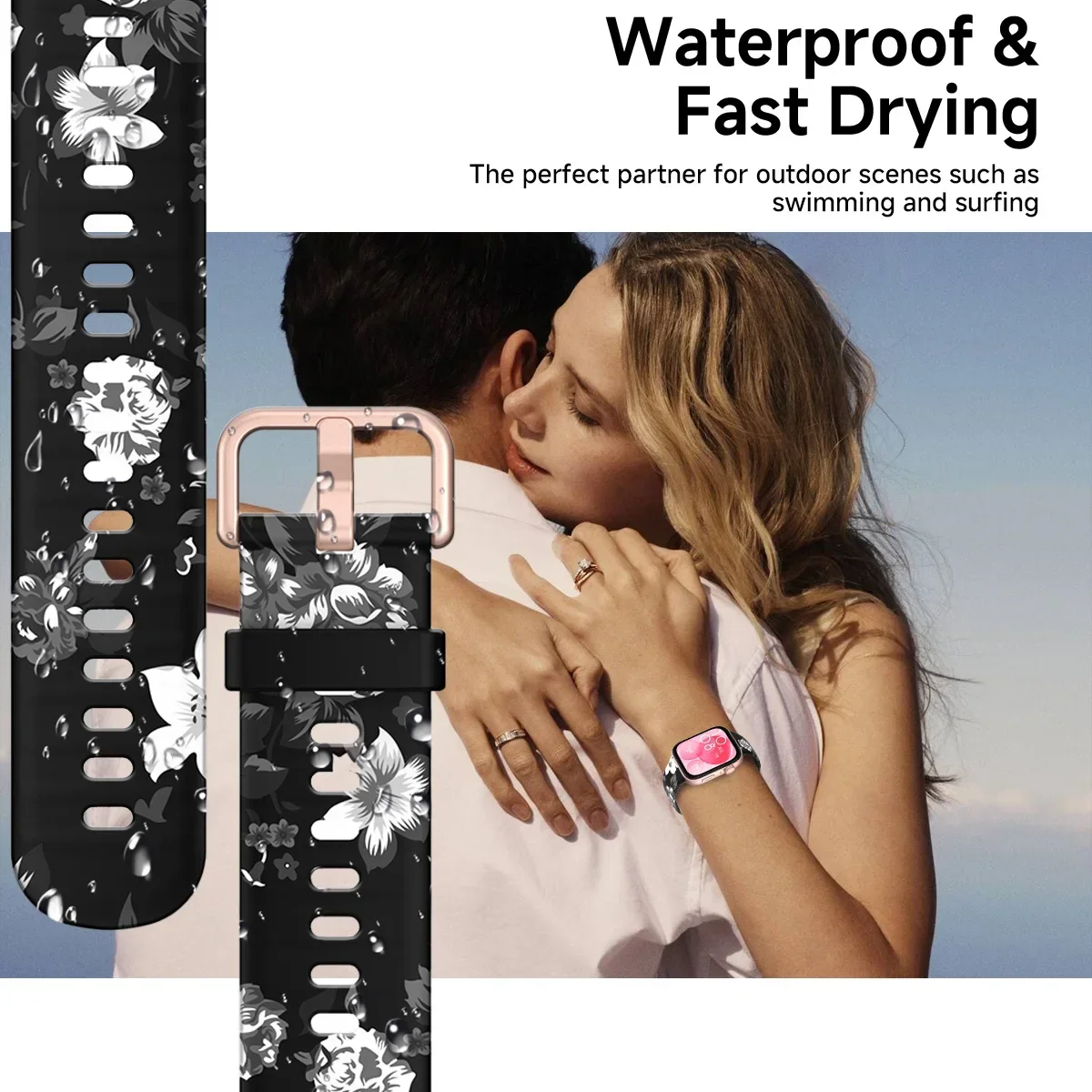 Silicone Printing Strap For Huawei Watch Fit 3 Replacement Band SmartWatch Wristband Bracelet correa Accessories
