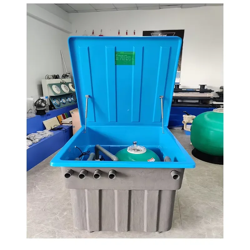 Manual Pool Installation Machine Buried Ingroud One Complete Swimming Pool Filter Compact Swimming Pool Maintenance Equipment