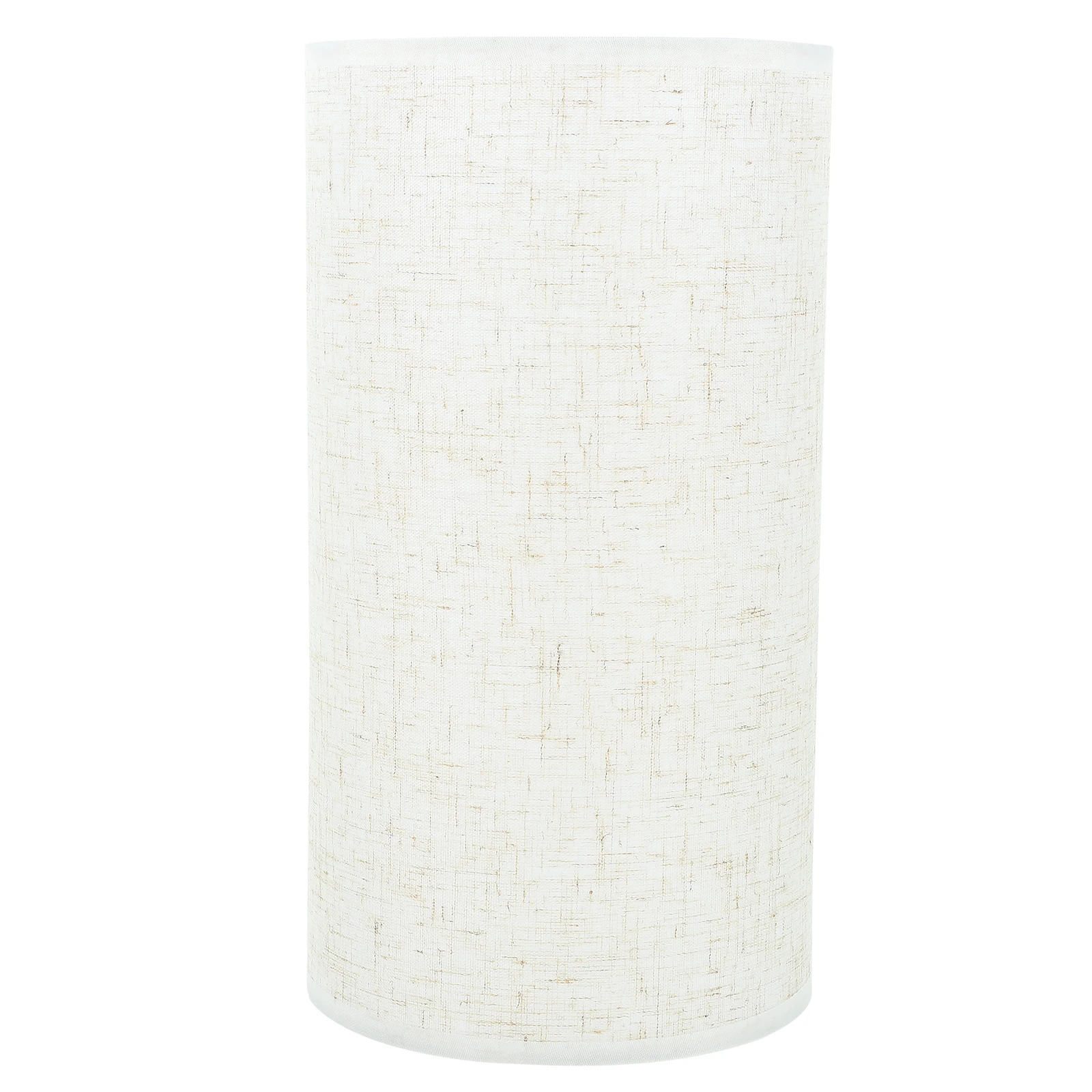 

1pc Round Linen Lampshade 14-26cm High White Table Light Shade Modern Decorative Cloth Cover Replacement Accessories Lampshade