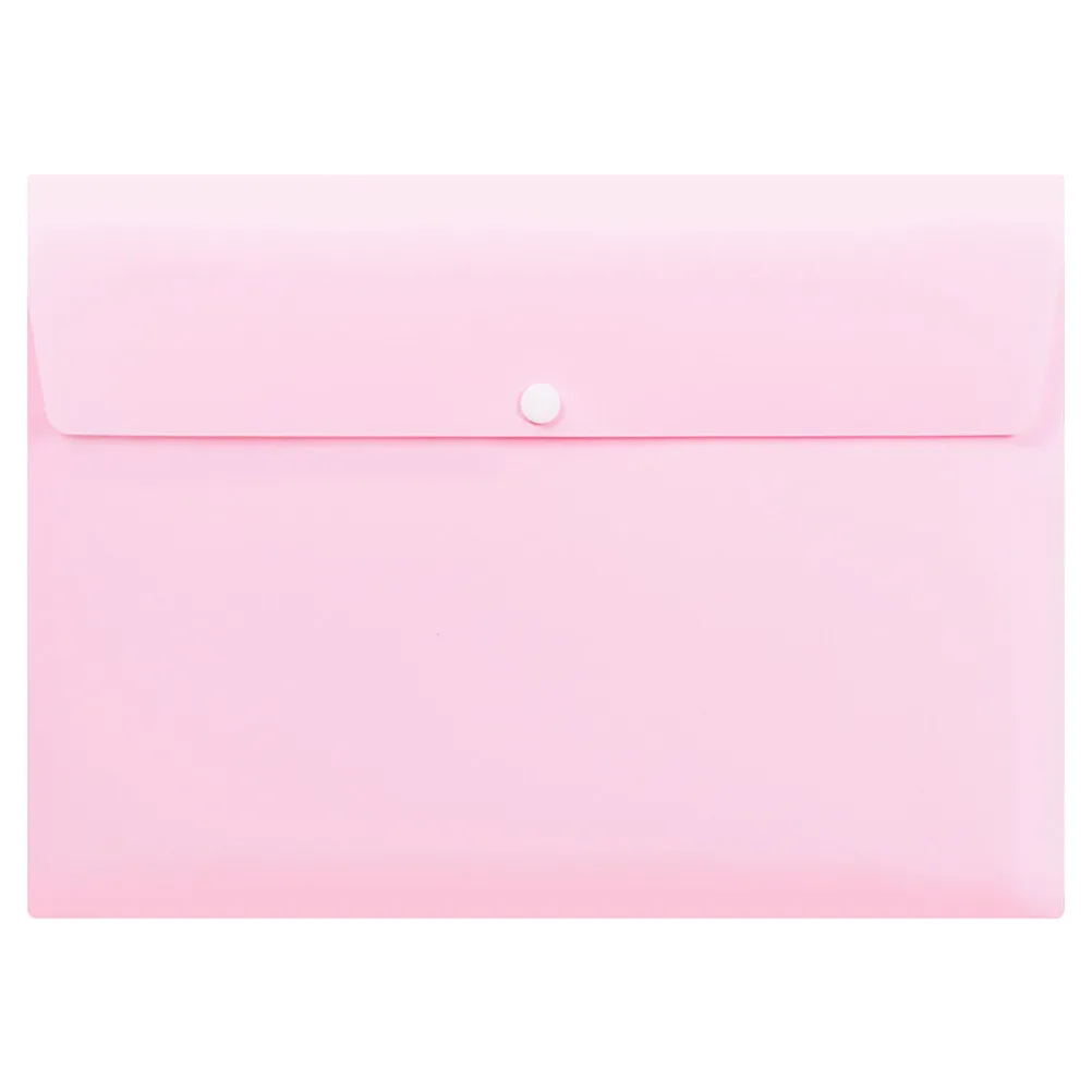 

10Pcs Nordic Style A4 PP File Folder Pocket Dark Grey Light Grey Simple Elegant Document Carrier Bag for Office School Business