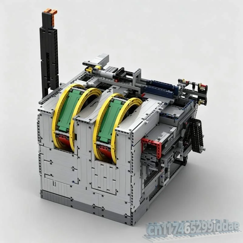 2468PCS Working EV3 Slot Machine MOC Custom Building Blocks Motorized Model DIY Assembly Technology Educational Toy Puzzle Gift