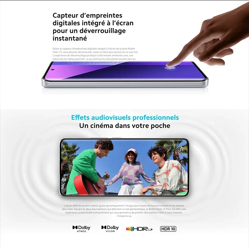 Global Version Xiaomi Redmi Note 13 Pro+ Plus 5G MTK Dimensity 7200-Ultra 6.67‘’ 120Hz AMOLED 120W Hyper Charging 200MP Camera