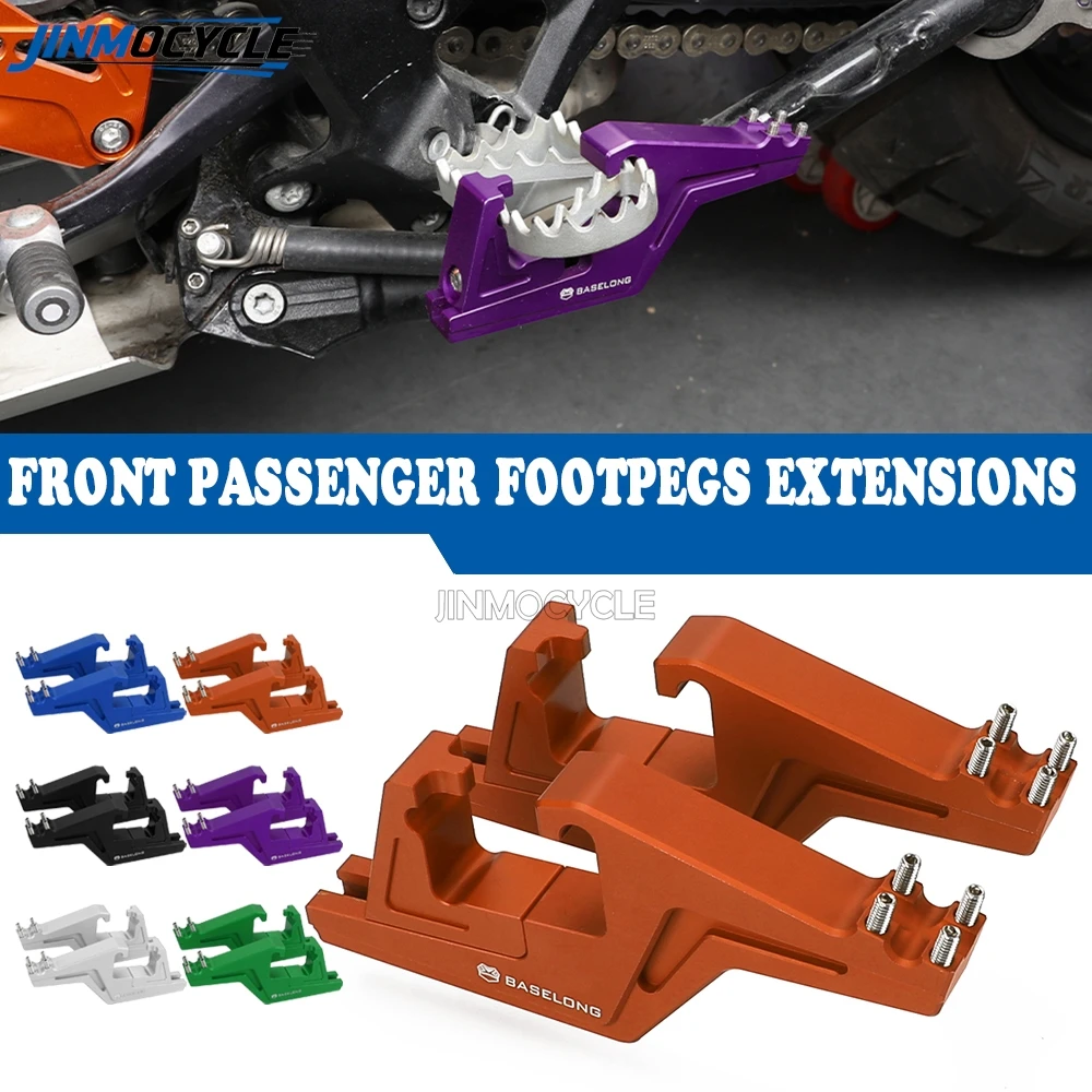

For 125 200 250 350 380 400 450 520 525 530 EXC MXC For GasGas EC 250 350F 250 300 Adjustable Passenger Footpegs Extensions