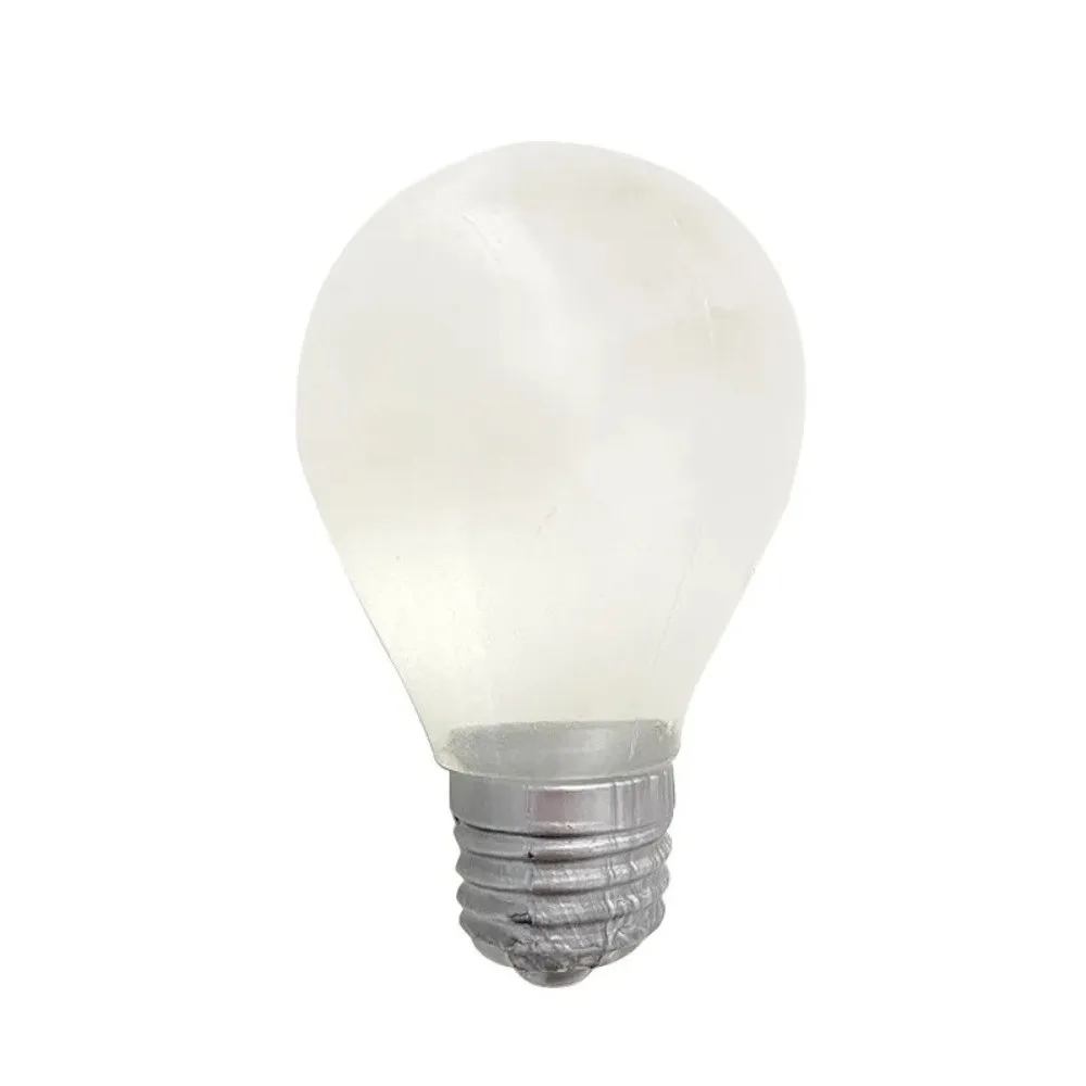 Funny Luminous Fluorescent Light Bulb Squeeze Toy Slow Rebound Glowing Light Bulb Pinch Toy Stress Relief Sensory Fidget Toy
