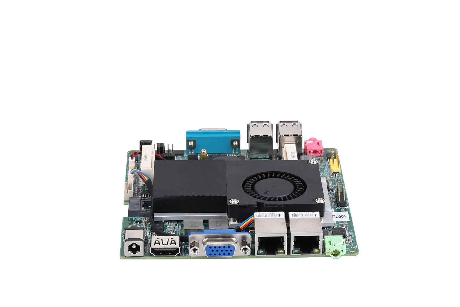 QOTOM MB2U213-0300 Q107S Q210S Q220S اللوحة الأم للكمبيوتر الصغير Celeron 1007U/Core i3-3217U/i5-3317U 12*12 سنتيمتر المزدوج LAN WIN 10/Linux