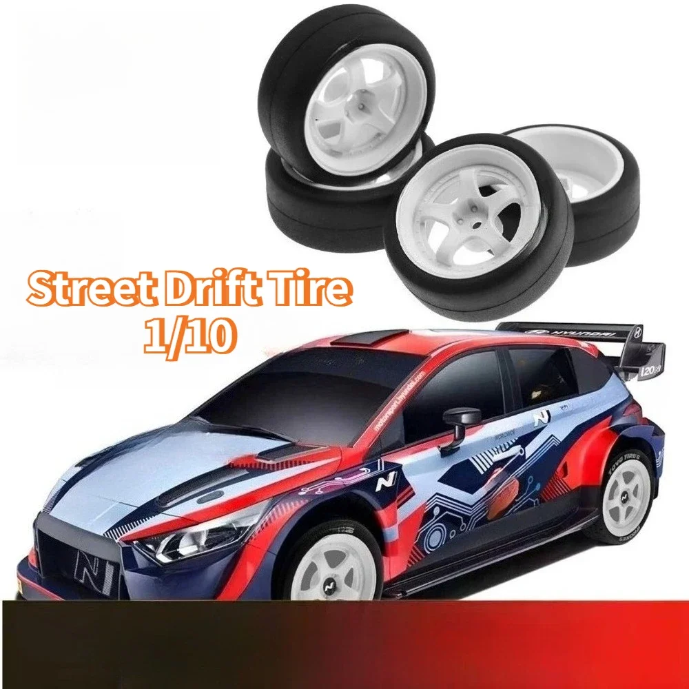 RC Model Street Drift Tire For Tamiya TT02 XV01 TT01 1/10 Scale Touring Vehicle Custom Size Upgrade Replacement Accessories