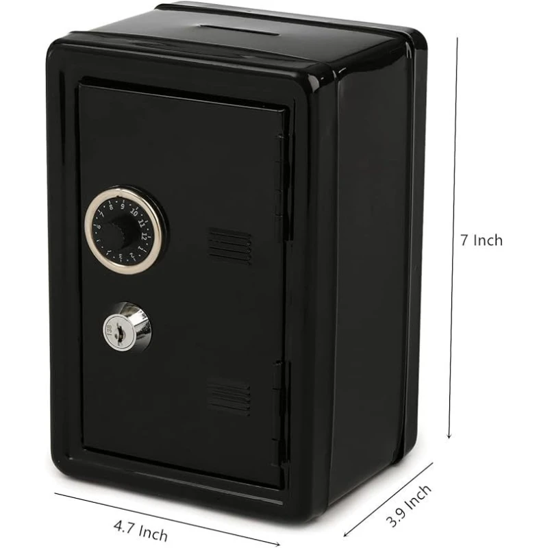 1pcs Heavy-duty Double-key Safe -Home/Office/Commercial Security Safe Portable Cash Jewelry Storage Decoration Sturdy Structure