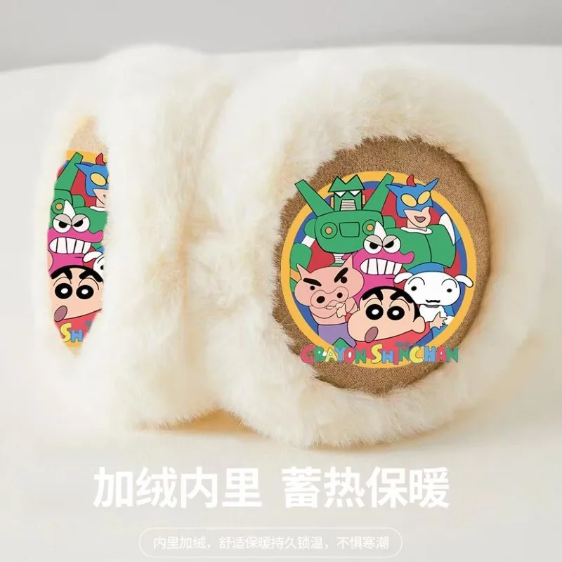 Cartoon Crayon Shin Chan Ear Protection Cute Exquisite Soft and Comfortable Winter Anti Cold Plush Warm Ear Protection Gift