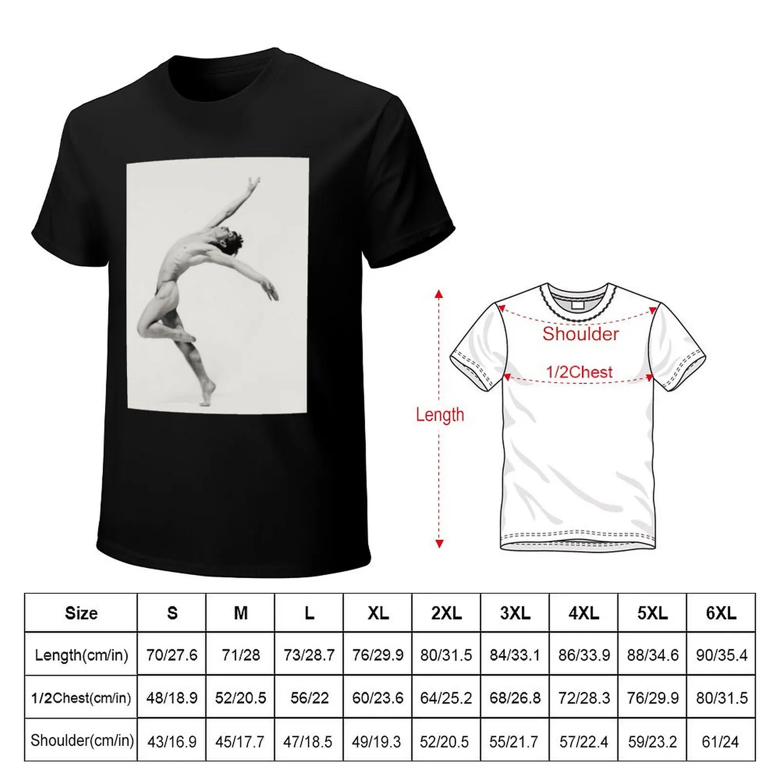 Rudol'f Nureyev The God Of Dance T-Shirt man t shirt summer T-Shirt