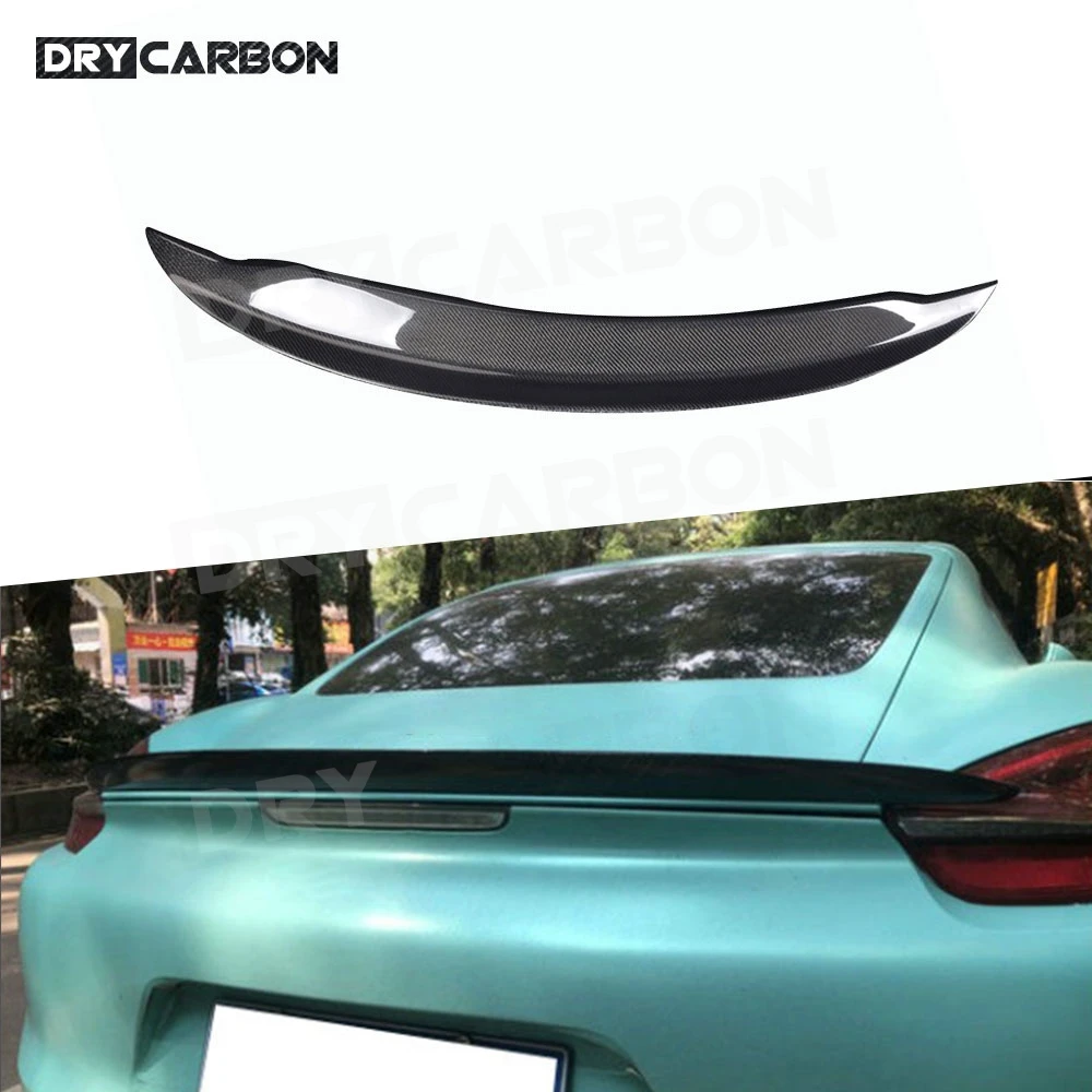 

Duckbill Rear Wing Spoiler Car Rear Trunk Duck Spoiler Wing for Porsche 981 Cayman Boxster 2013-2015 Body Kits Accessories