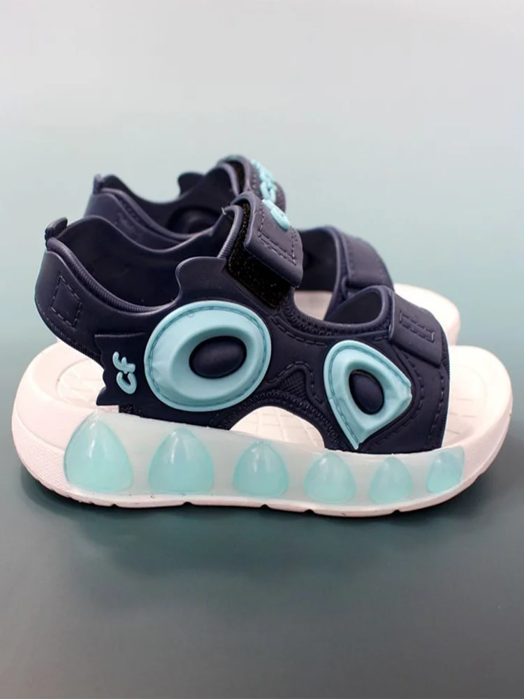

Universal sandals for boys and girls, with a sense of technology, space, and mechanical feeling