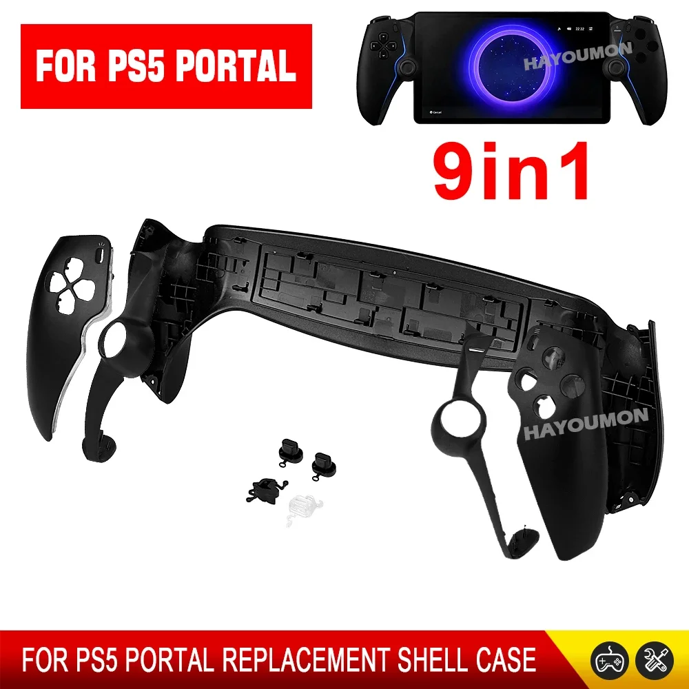 9 IN 1 Controller Housing Shell Case For PS Portal Front Back Plate Faceplate Cover Protective Replacement Shell for PS5 Portal view 3