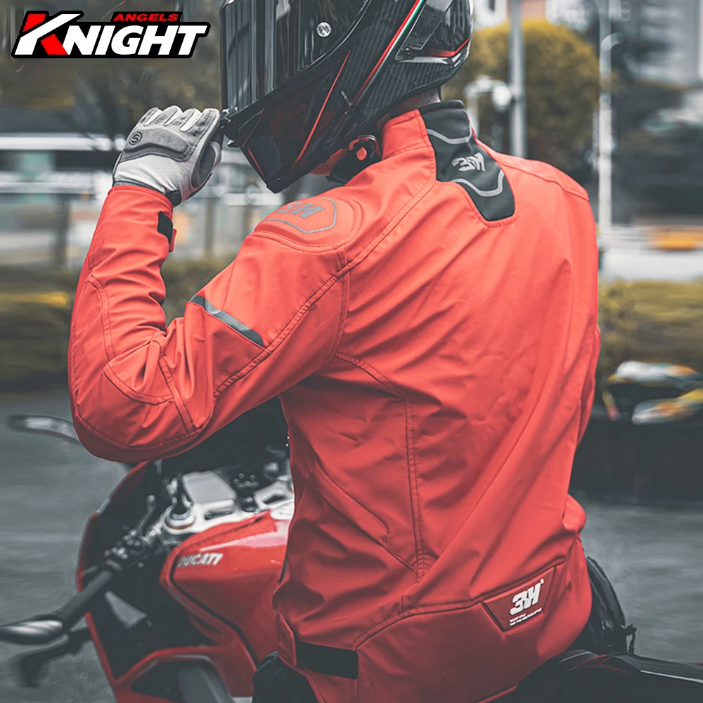 

Motorcycle Jacket Reflective Men's Biker Jacket Wear-resistant Motorcycle Clothing Motocross Coat Anti-fall Motorcycle Equipment