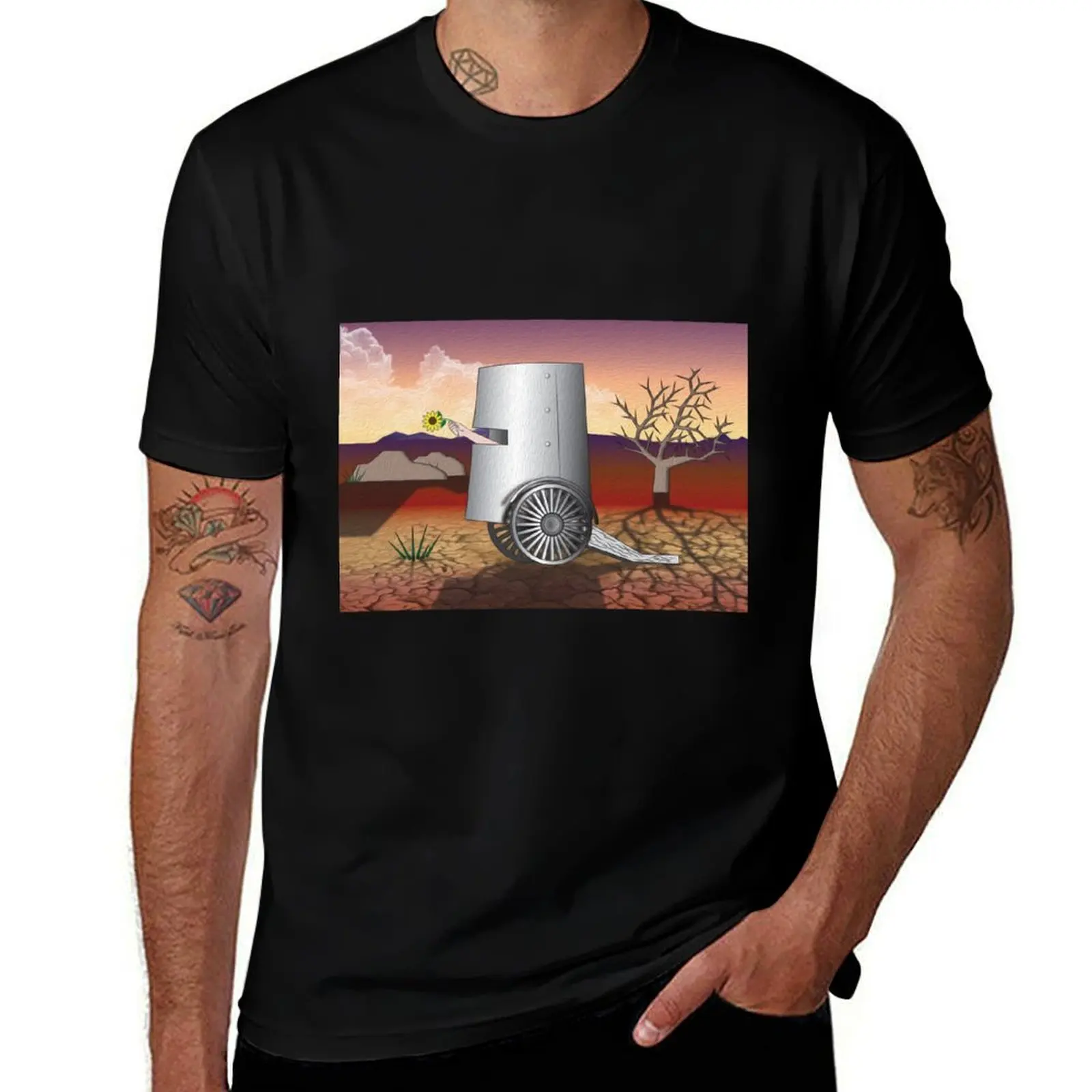 A Tentative Offering T-Shirt plus sizes man clothes essential t shirt t shirts for men cotton