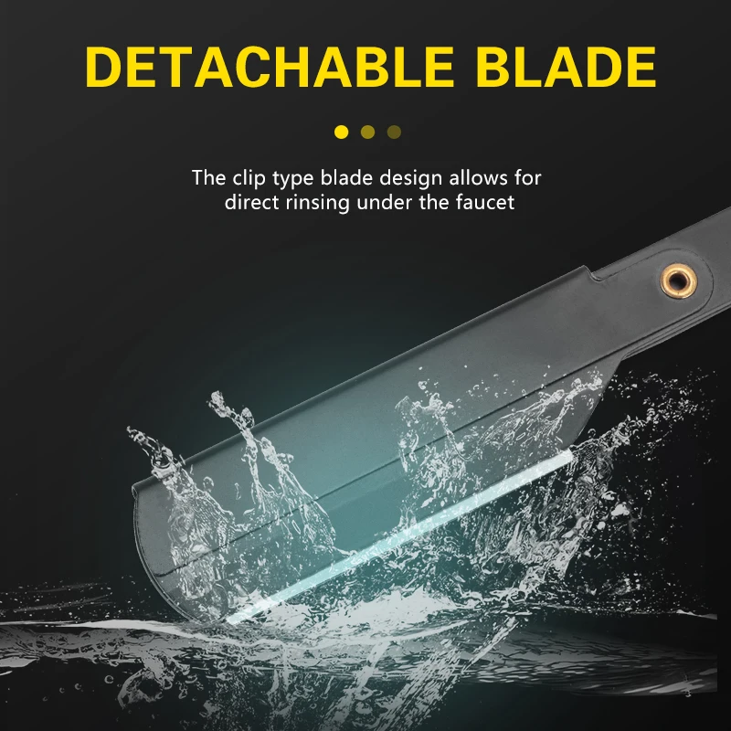 ماكينة حلاقة يدوية للرجال من Barber Shop، ماكينة حلاقة بحافة مستقيمة قابلة للطي، ماكينة حلاقة منزلية من الفولاذ المقاوم للصدأ #4