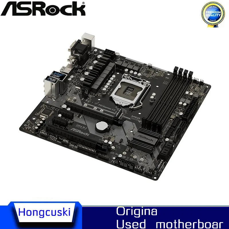 For ASRock Z370M Pro4 Original Used Desktop 1151 Motherboard Z370 Socket LGA1151 DDR4 SATA3 USB3.0 M.2