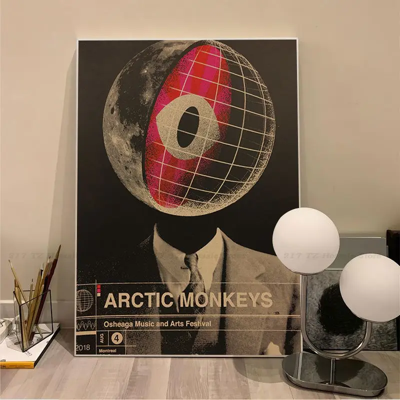 Rock Band Arctic Monkeys Good Quality Prints And Posters Kraft Paper Sticker DIY Room Bar Cafe Kawaii Room Decor