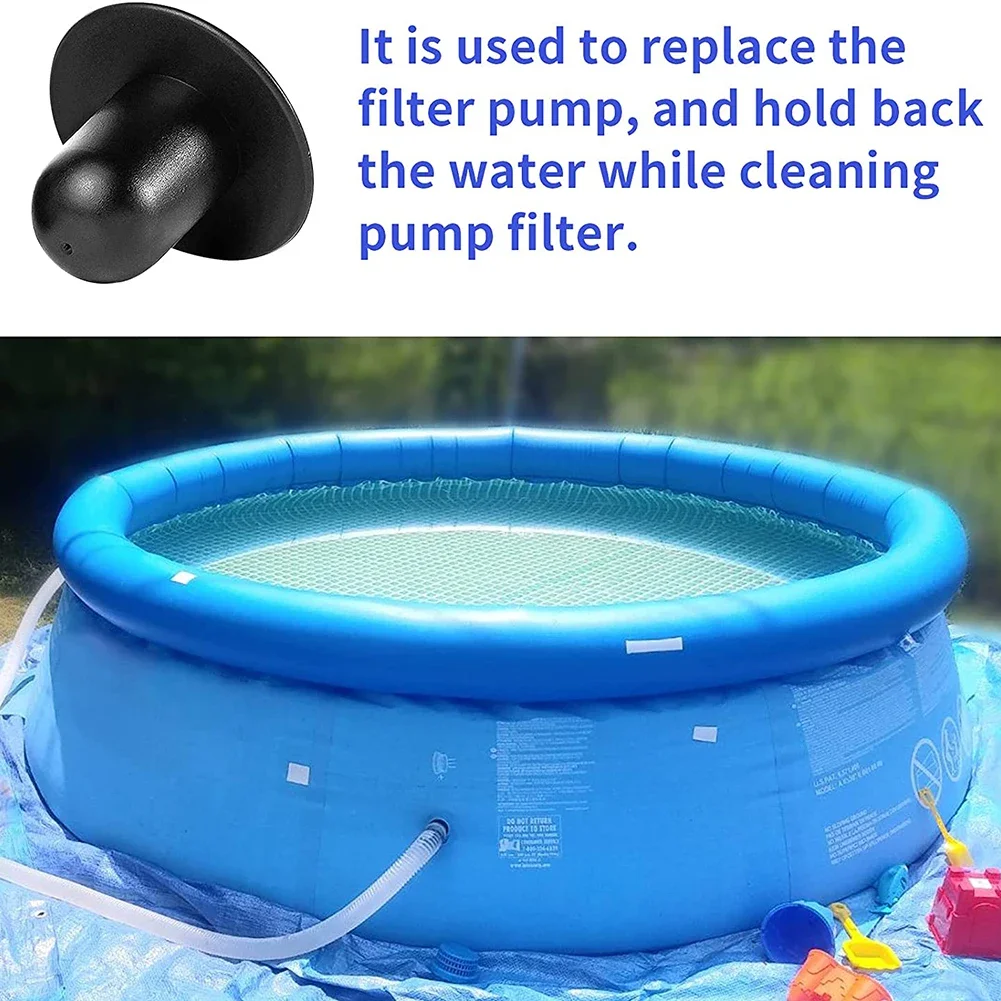 2/4 Stück Ersatzteile für Intex Pools: Filterpumpen-Siebstopfen, Wandstopfen, Pool-Zubehör, Siebstopfen – Detail 9
