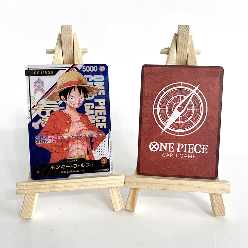 ONE PIECE Anime Characters Monkey D. Luffy Son Goku DIY Homemade Acrylic Collection Card Game Toys Christmas Birthday Gift