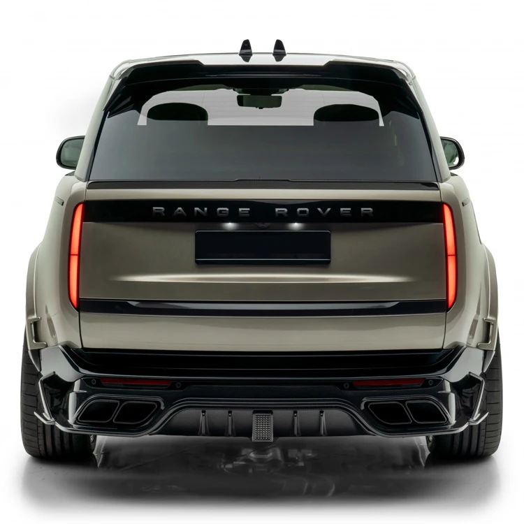 MSY Type Dry Carbon Fiber Wide Body Kit For Land Rover Range Rover 2022 Engine Bonnet Hood Rear Spoiler Roof Spoiler