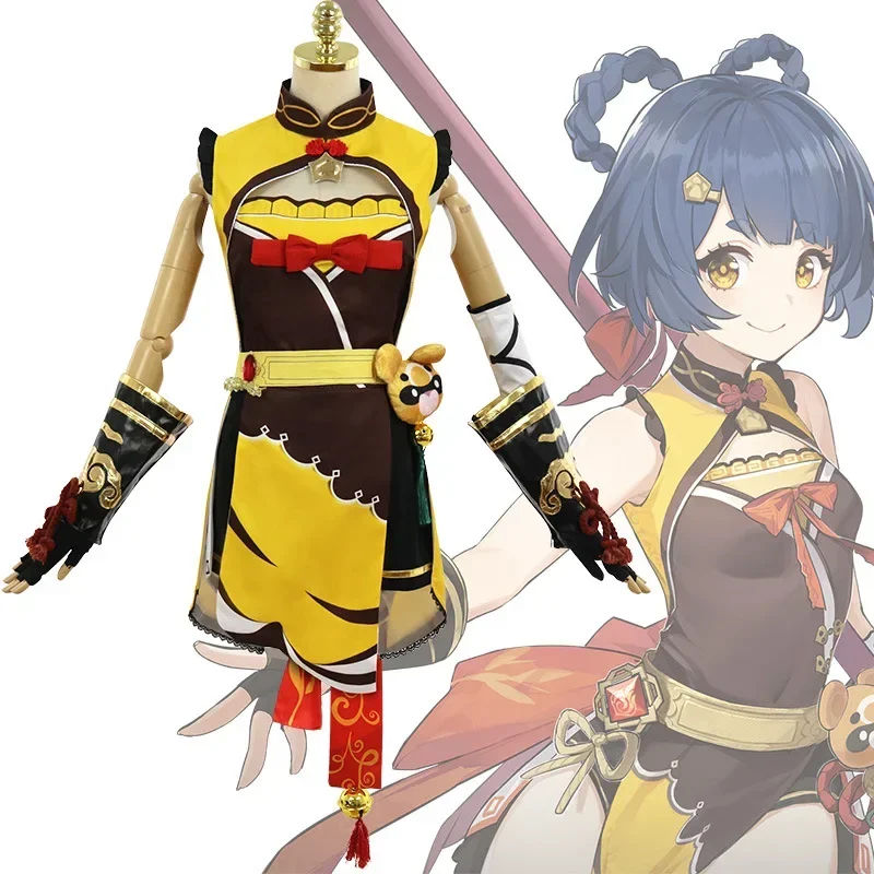 

Role-playing Uniform Game Genshin Impact Cosplay Xiangling Women Costume