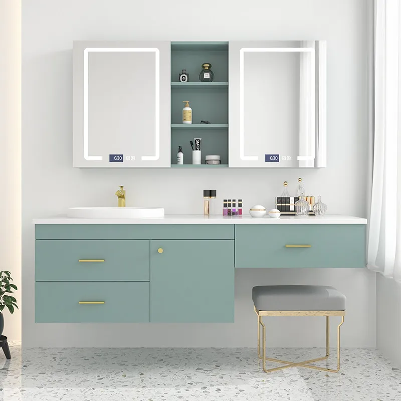 

Bathroom cabinet, dresser, dressing table, integrated combination, sink, mid-basin, washing cabinet.