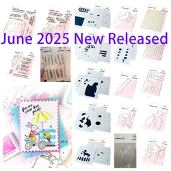 Ice Cream Truck Patisserie Pals Cut Dies Stamps Stencils DIY Scrapbooking Paper Card Petal Grid Starry Scallops Cover Plate Die