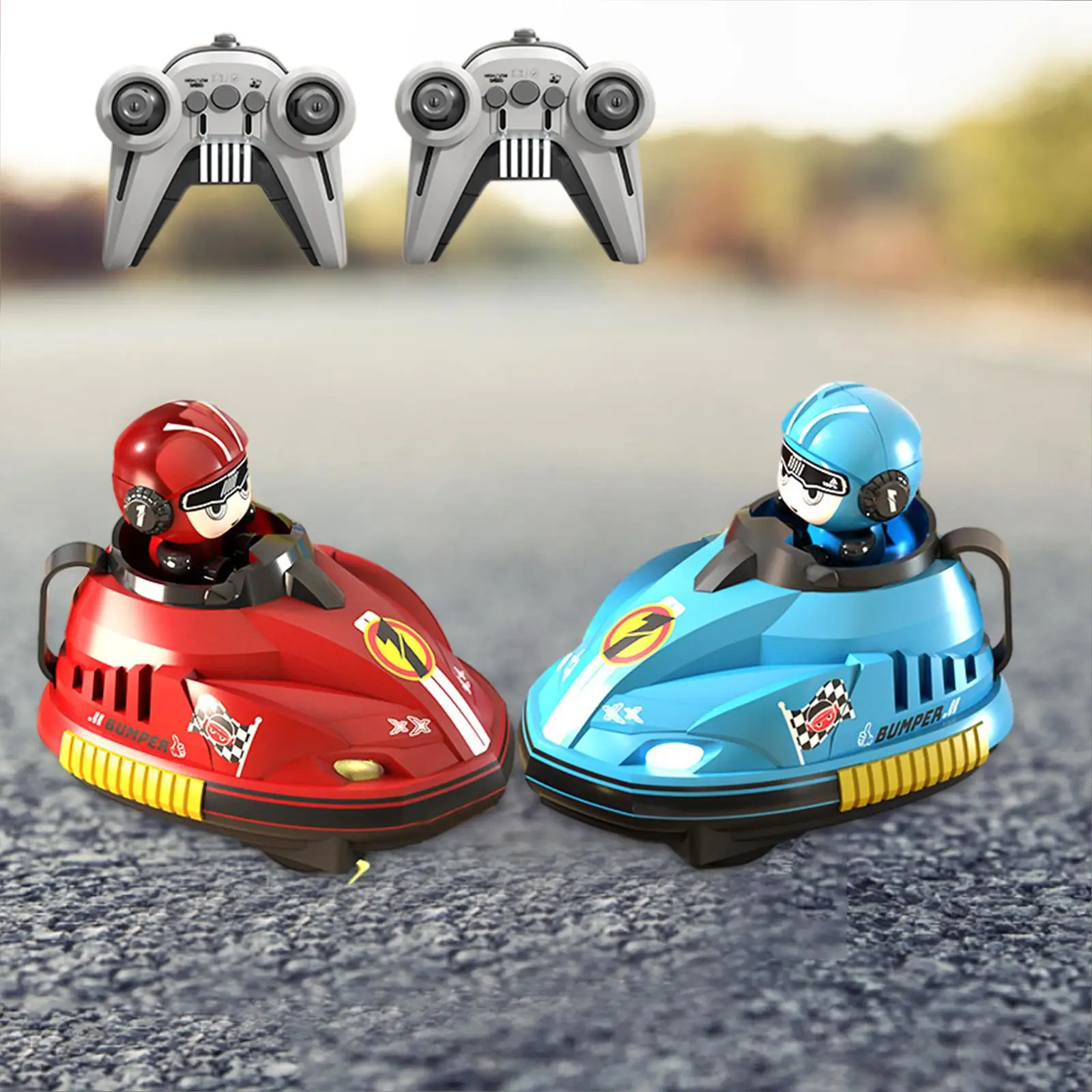 2 Players RC Battle Race Car Set Party Favor for Kids Children New Year