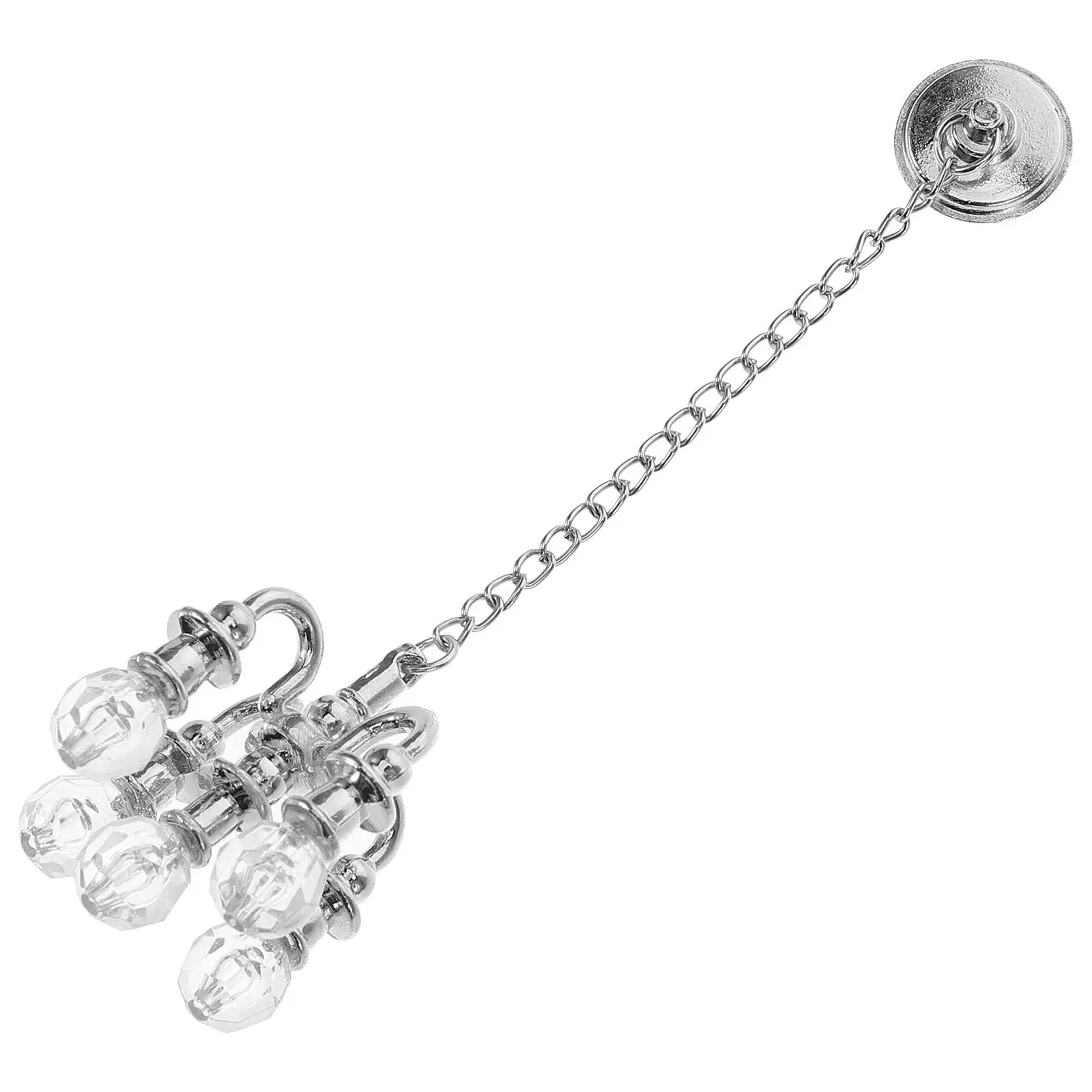 

Миниатюрный потолочный светильник из сплава с реалистичной отделкой, подвесная лампа для крошечного дома, аксессуары для мини-домиков, декор для дома