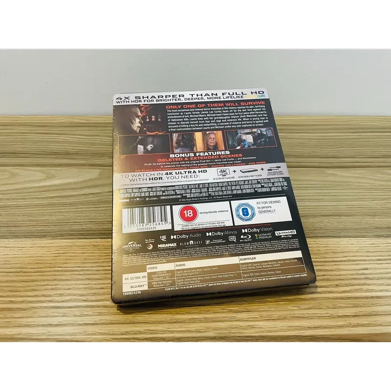 British Version 4K Iron Box Halloween 3 Chinese Characters